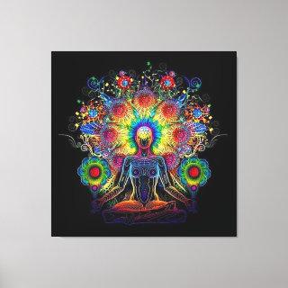 Meditation and serenity   canvas print