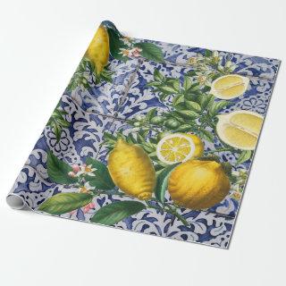 Mediterranean Lemons Summer Portuguese Tiles