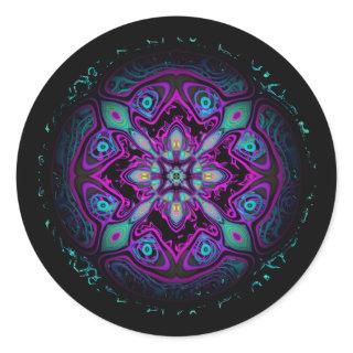 Meduza (medusa/jellyfish-like creature) classic round sticker