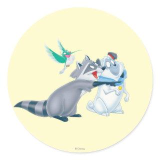 Meeko & Friends Classic Round Sticker
