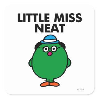 Meet Little Miss Neat Square Sticker