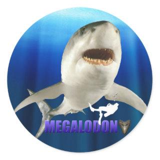 Megalodon Stickers