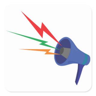Megaphone Sound Waves Stickers
