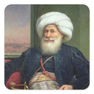 Mehemet Ali , 1840 Square Sticker