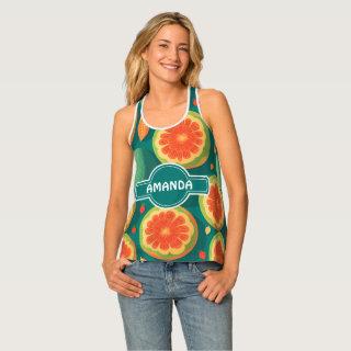 Melon Rainbow Colorful Personalized Pattern Tank Top