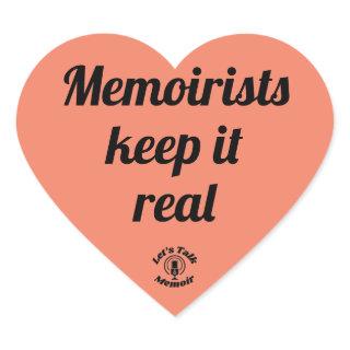 Memoirists keep it real Sticker