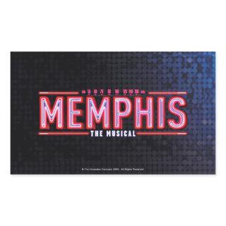 MEMPHIS - The Musical Logo Rectangular Sticker