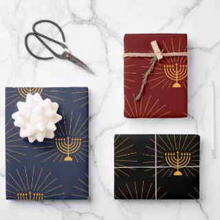 Menorah lights Hanukkah Celebration  Sheets