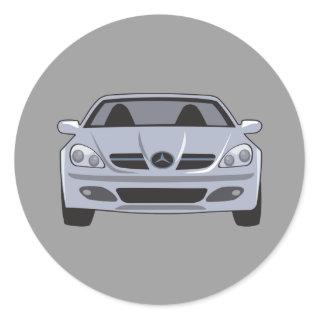 Mercedes Benz Classic Round Sticker