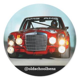 Mercedes Reg Pig sticker