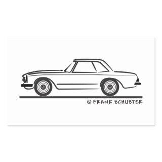 Mercedes SL Pagoda Hardtop Rectangular Sticker