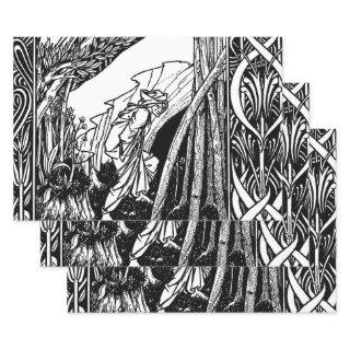 “Merlin and Nimue” by Aubrey Beardsley  Sheets