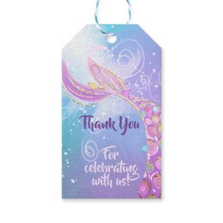 Mermaid Birthday Party Gift Tags