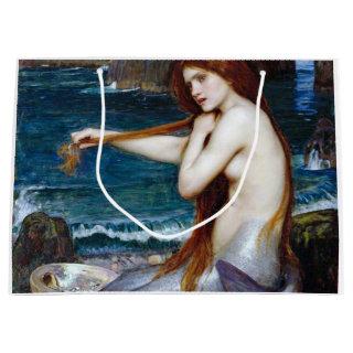 Mermaid, John William Waterhouse Large Gift Bag