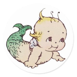 Mermaid Kewpie Stickers