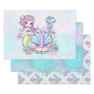 Mermaid Sea Life | Birthday Party with Custom Age  Sheets