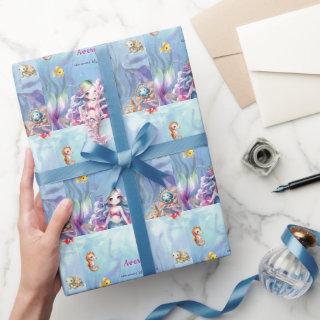 Mermaid Under The Sea Splash Birthday  Welcome
