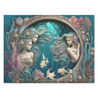 Mermaids 2 Decoupage Tissue Paper