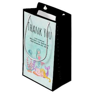 Mermaids & Jellyfish Under the Sea Thank You Small Gift Bag