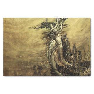 “Mermaids of the Rhine” by Arthur Rackham Tissue Paper