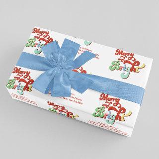 Merry and Bright Retro Custom Christmas