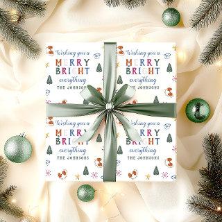 Merry & Bright Everything Colorful Personalized