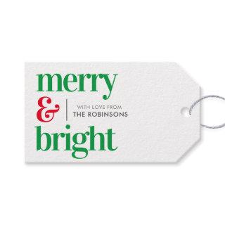 Merry & Bright Gift Tags