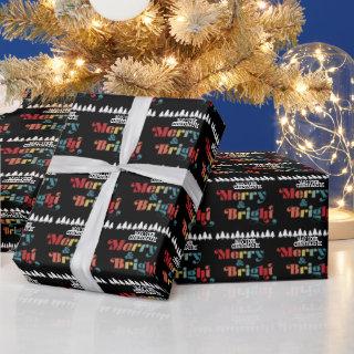 Merry & Bright Retro Colorful Christmas