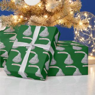 Merry Christmas Candy On Green