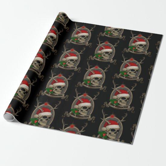 Merry Christmas Dead Skull Stern Banner cap