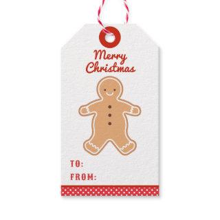 Merry Christmas | Gingerbread Cookie Gift Tags