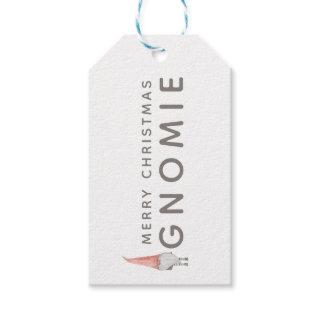 Merry Christmas Gnomie Gift Tag