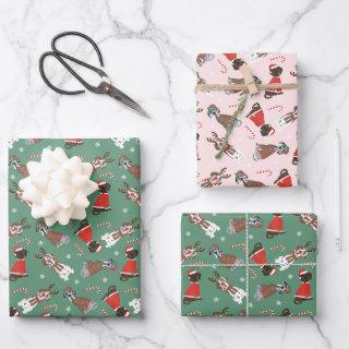 Merry Christmas Great Dane Dogs  Sheets
