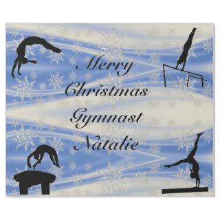 Merry Christmas Gymnast Custom Name