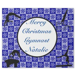 Merry Christmas Gymnast Custom Name