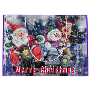Merry Christmas Happy Friends Funny Gift Bag