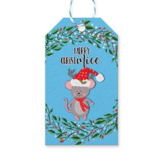 merry christmas mice funny joke christmas gift tags