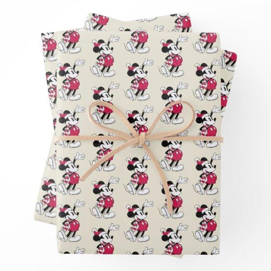 Merry Christmas | Mickey Mouse Vintage Santa Claus  Sheets