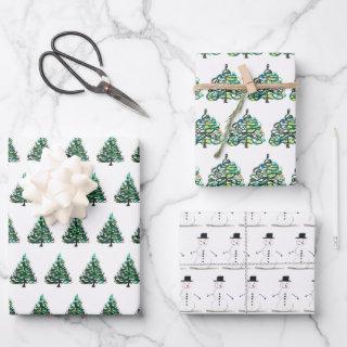 Merry Christmas Retro Vintage Xmas Party Snowman  Sheets