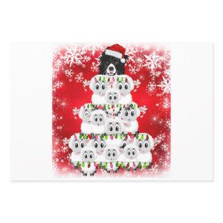 Merry Christmas Sheep Herding Dog   Sheets