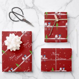 Merry Christmas Snowman and Santa  Sheets