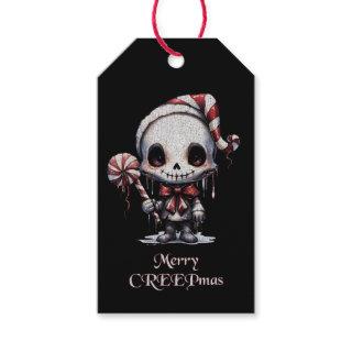 Merry Christmas Spooky Gothic Gift Tags