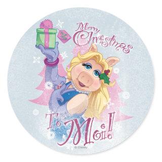 Merry Christmas to Moi Classic Round Sticker