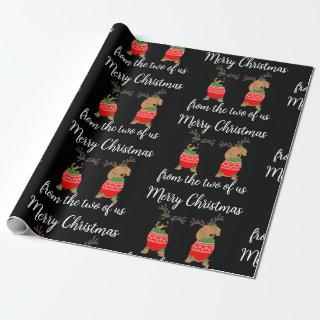 Merry Christmas Two Decked Out Dachshunds
