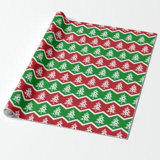 Merry Christmas Vintage Red Green