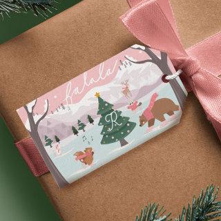 Merry Christmas Winter Wonderland Woodland Animals Gift Tags