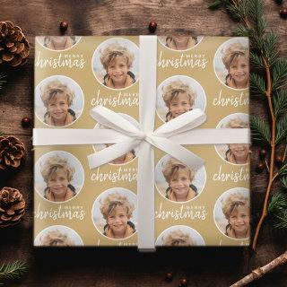 Merry Christmas with One Circle Photo - gold