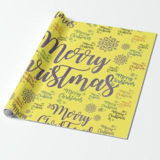 Merry Christmas  Yellow
