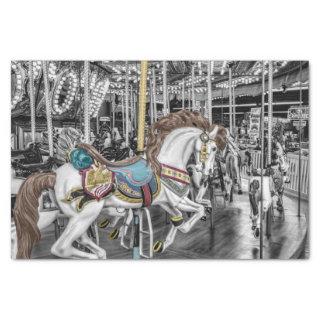 Merry Go Round Carousel Tissue Paper