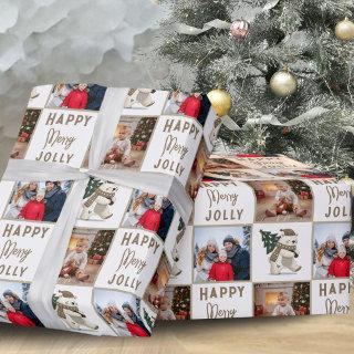 Merry Jolly Polar Bear Family 2 Photo Christmas